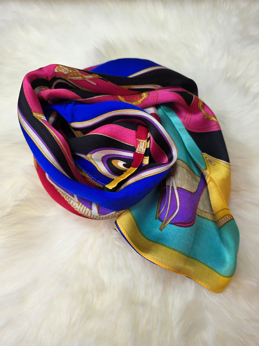 Foulard Soie Premium – Rectangle 170 x 60 cm Coloré