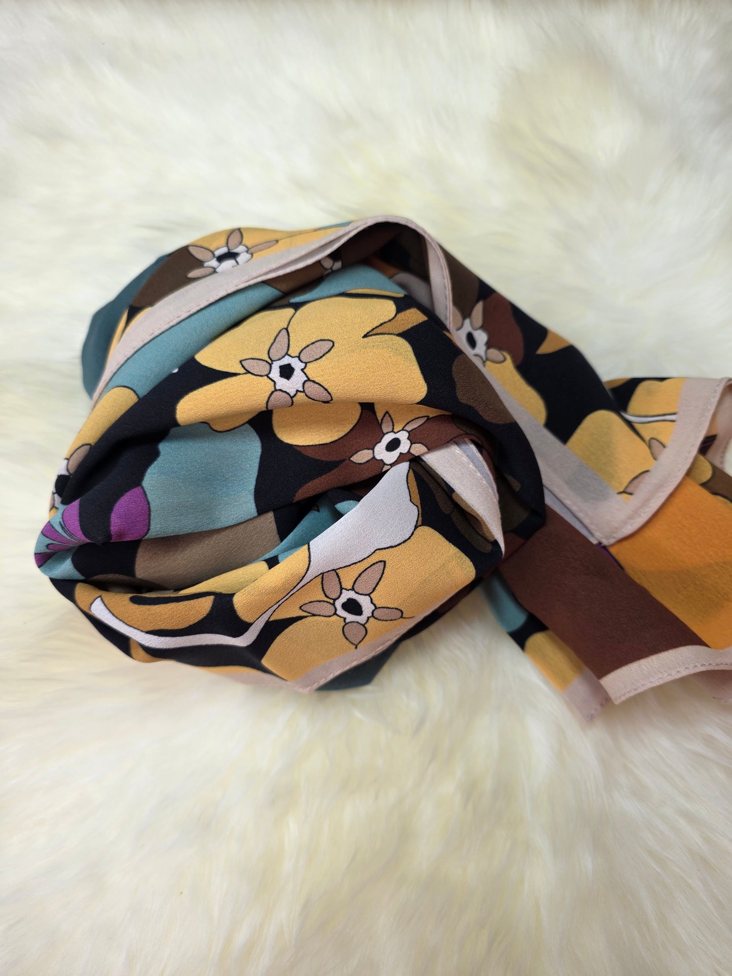 Foulard en Crêpe d'Italie 170×60 cm Modèle NJ