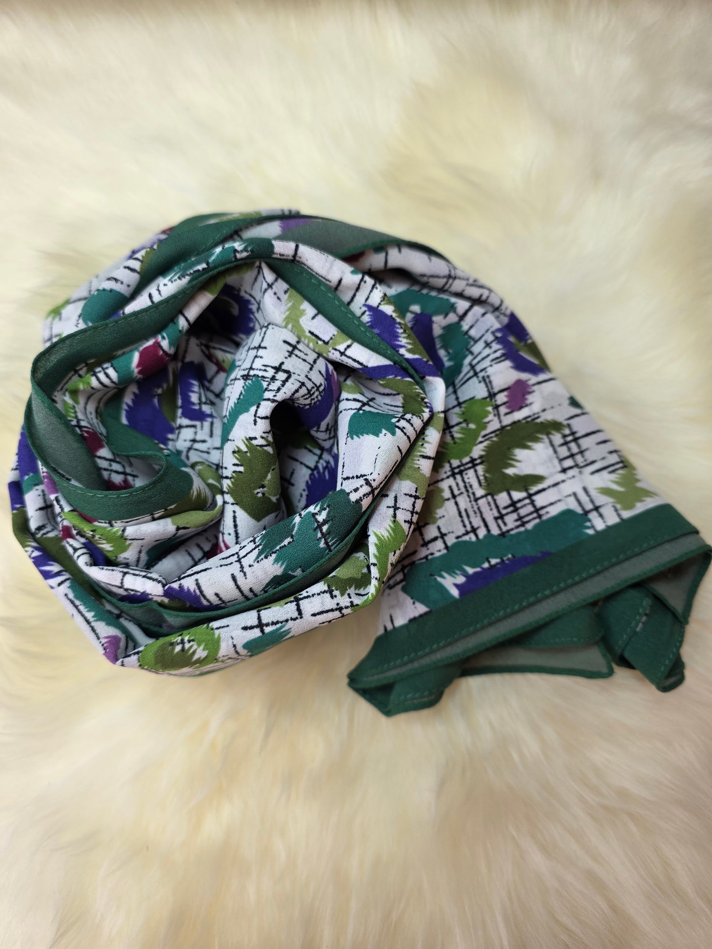 Foulard en Crêpe d'Italie 170×60 cm Modèle VB