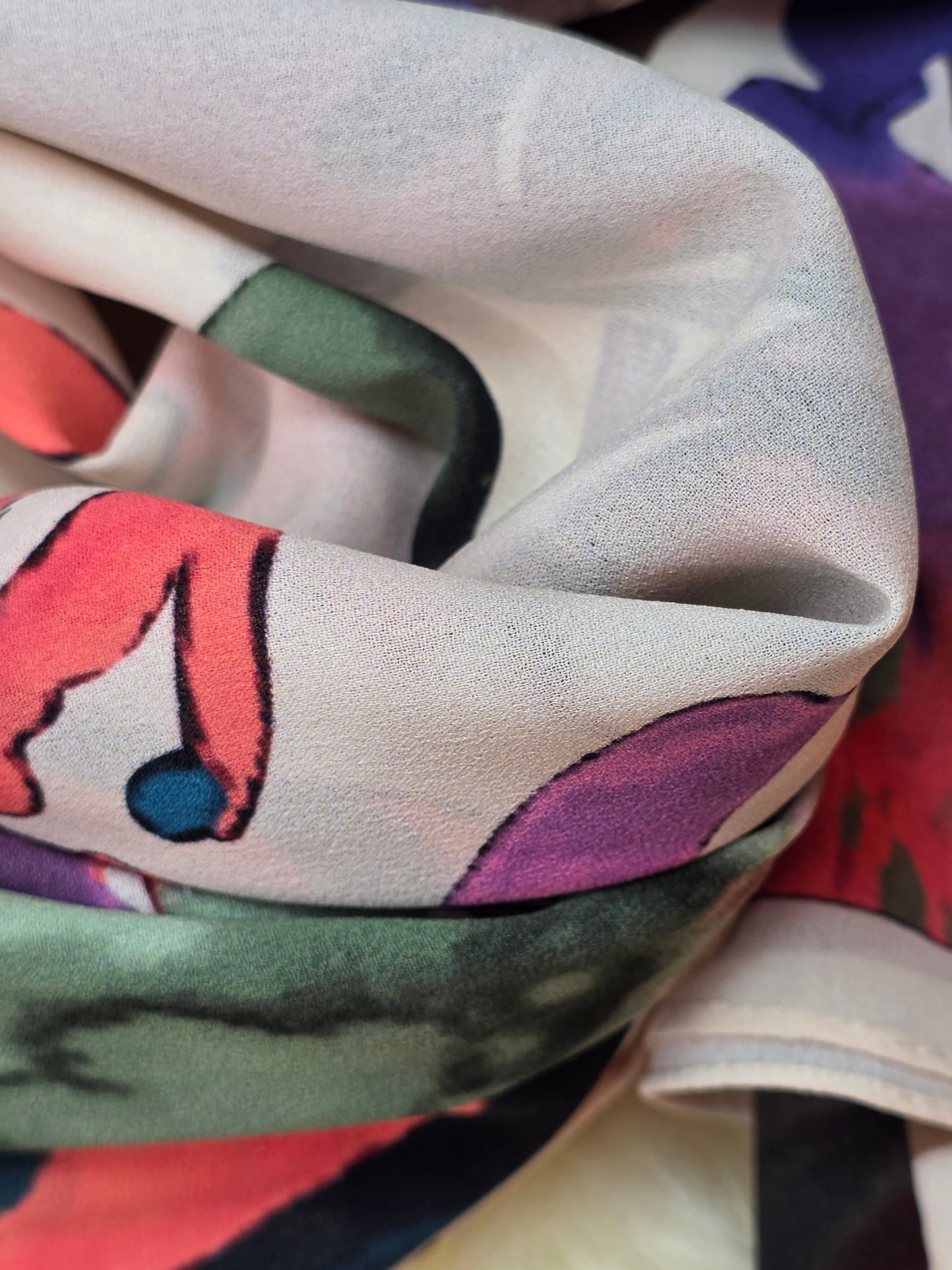 Foulard en Crêpe d'Italie 170×60 cm Modèle HR