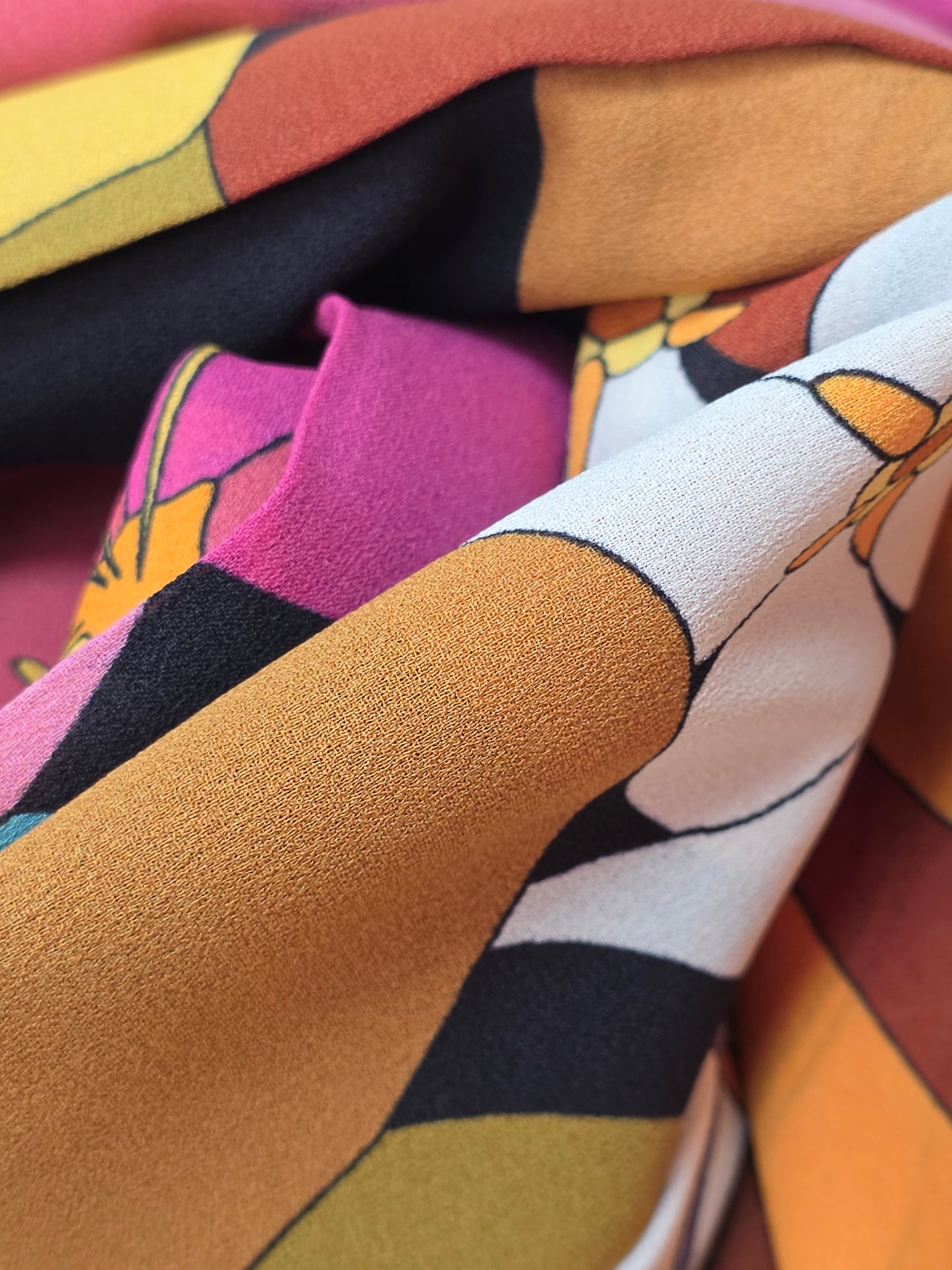 Foulard en Crêpe d'Italie 170×60 cm Modèle RN