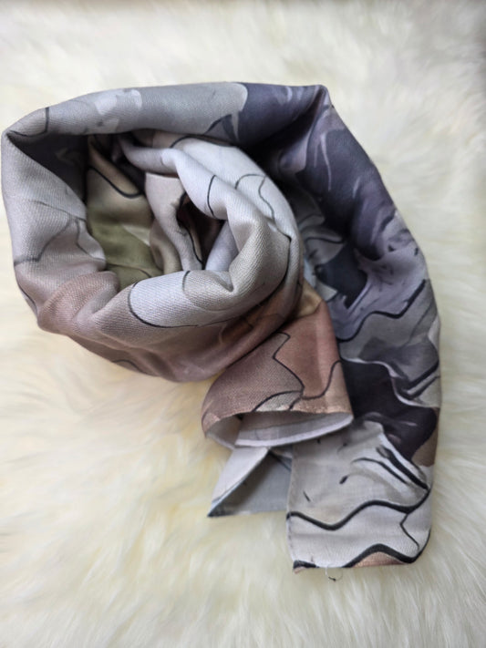 Egyptian Yarn Scarf 170×60 cm B14