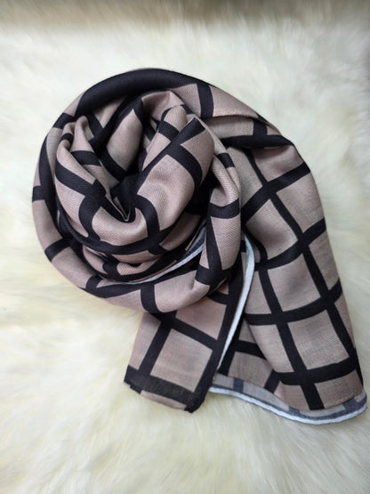 Foulard en Fil Égyptien 170×60 cm B12