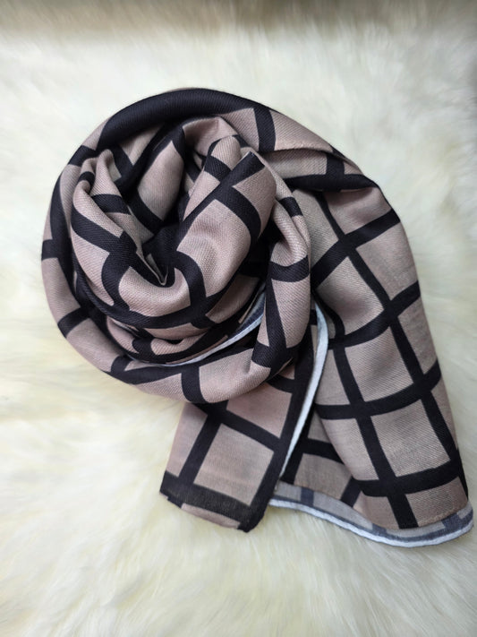 Foulard en Fil Égyptien 170×60 cm B12