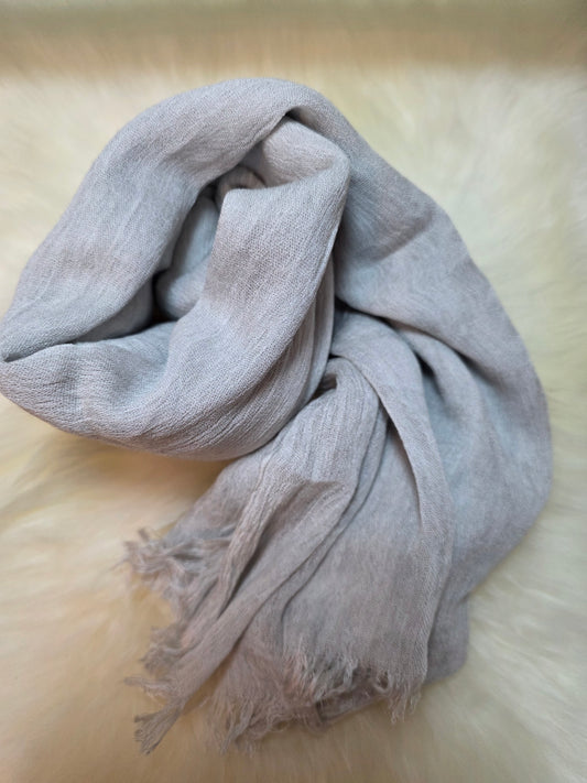 Foulard en modal gris
