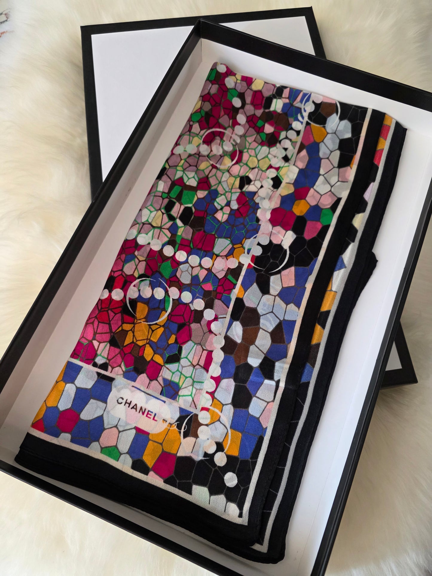 Foulard Soie Premium – Rectangle 170 x 60 cm Multicolore