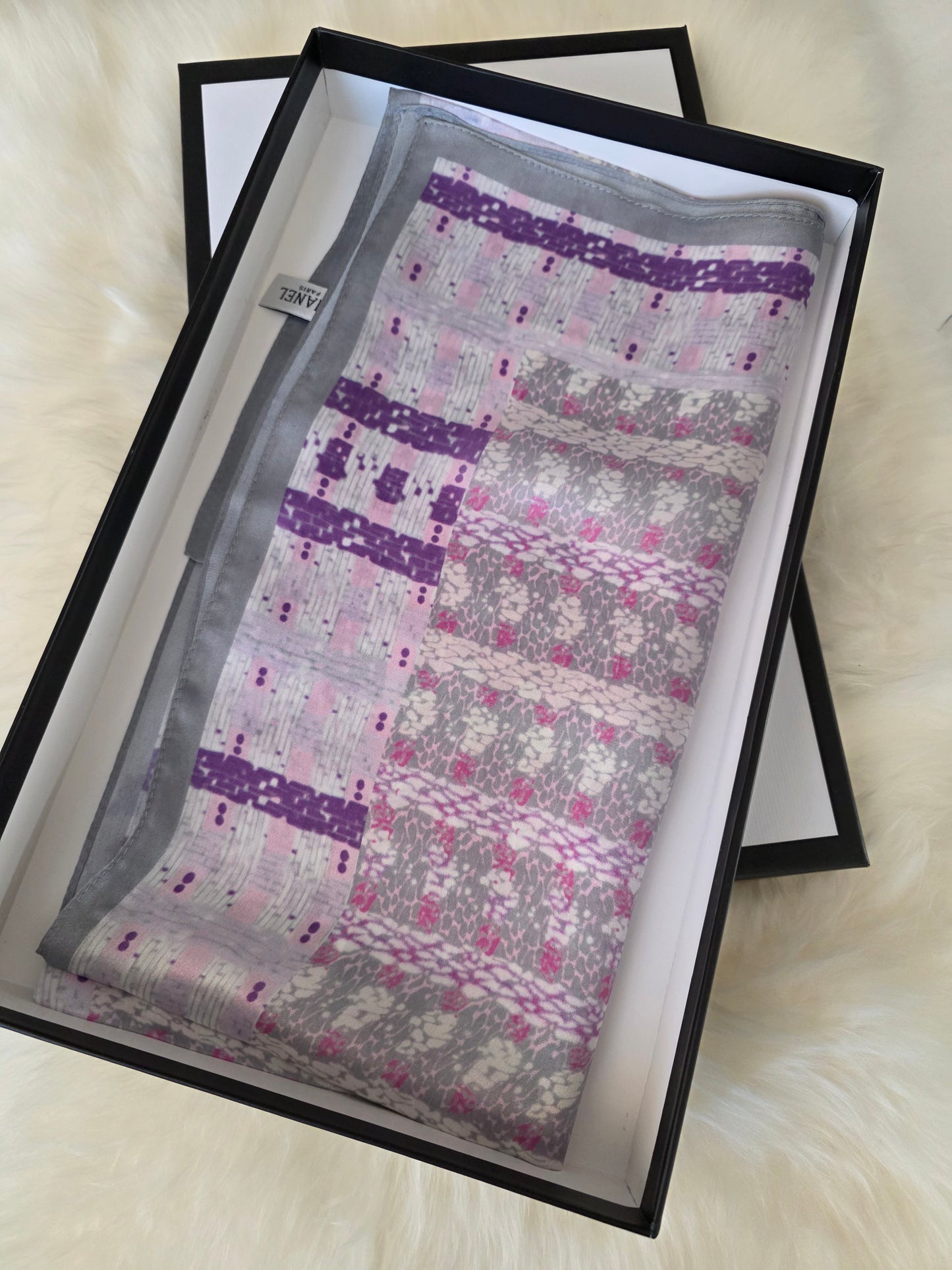 Foulard Soie Premium – Rectangle 170 x 60 cm Multicolore