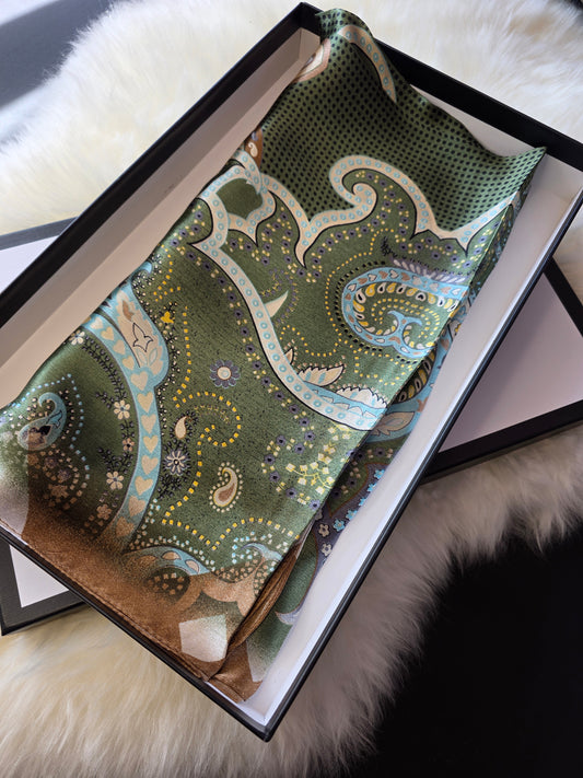 Foulard Soie Premium – Rectangle 170 x 60 cm Multicolore