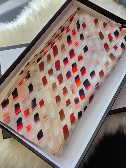 Foulard Soie Premium – Rectangle 170 x 60 cm Multicolore