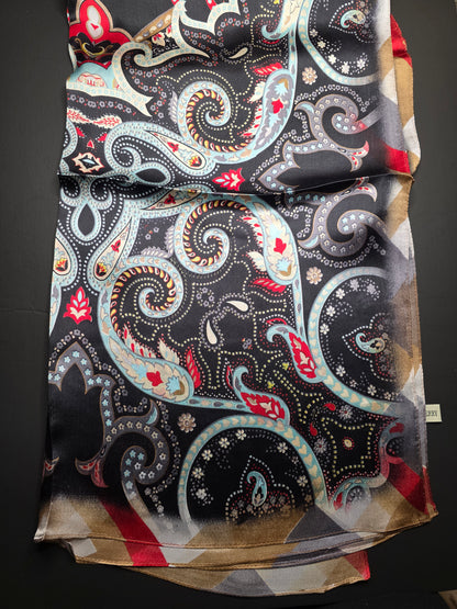 Foulard Soie Premium – Rectangle 170 x 60 cm Multicolore