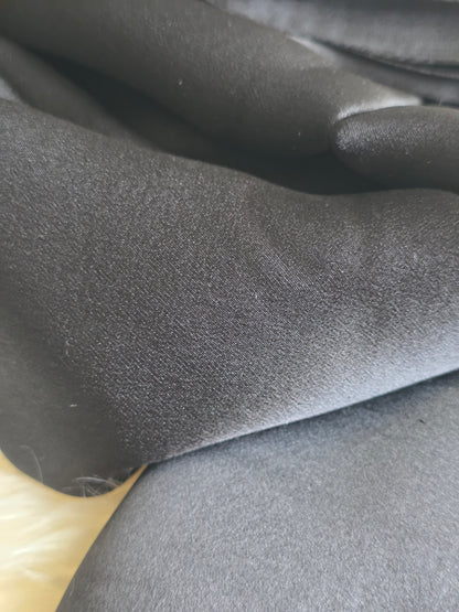 Foulard Soie Premium – Rectangle 170 x 60 cm noir