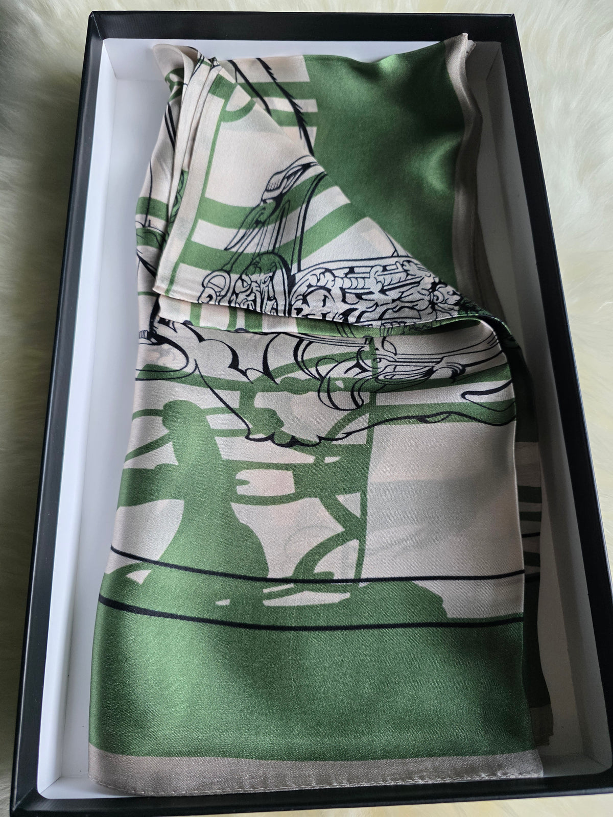 Foulard Soie Premium – Rectangle 170 x 60 cm