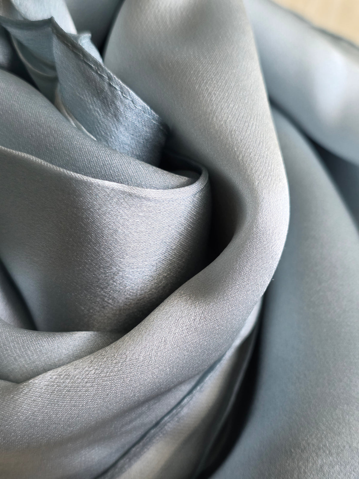Foulard Soie Premium – Rectangle 170 x 60 cm vert pastel degradé