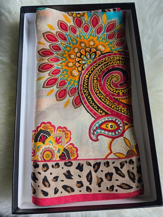 Foulard Soie Premium – Rectangle 170 x 60 cm